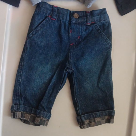 Miniville 3-piece fall outfit argyle skull print vest - Picture 3 of 4